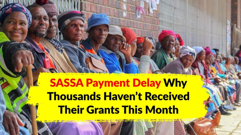 SASSA Payment Delay, Why Thousands Haven’t Received Their Grants This Month