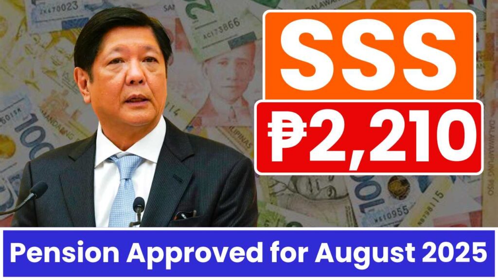 SSS Confirms ₱2,210 Pension Payout This August – Eligibility & Application Guide